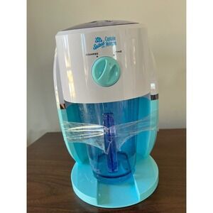 Captain Morgan Vita Coco Spiked Shaved Ice Machine Electric Snow Cone Maker Teal